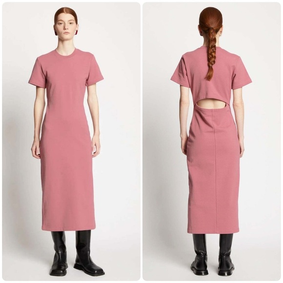 New! Proenza Schouler White Label Cut-out Sweatshirt Dress 💗 Small NWT! - Picture 1 of 13